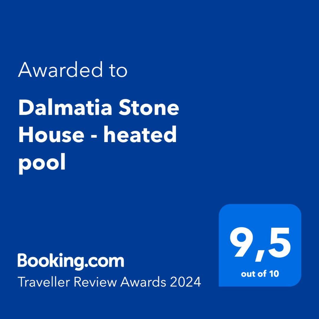 Dalmatia Stone House - Heated Pool Guest House Biorine Bagian luar foto