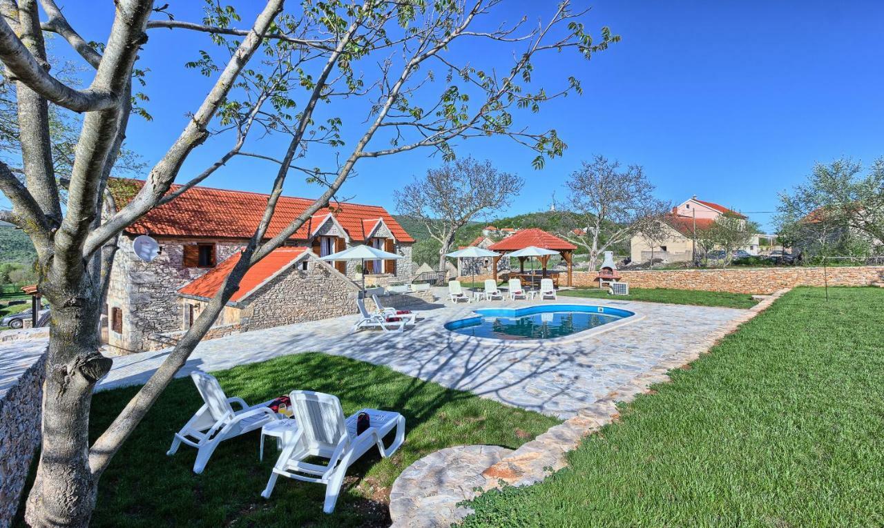 Dalmatia Stone House - Heated Pool Guest House Biorine Bagian luar foto