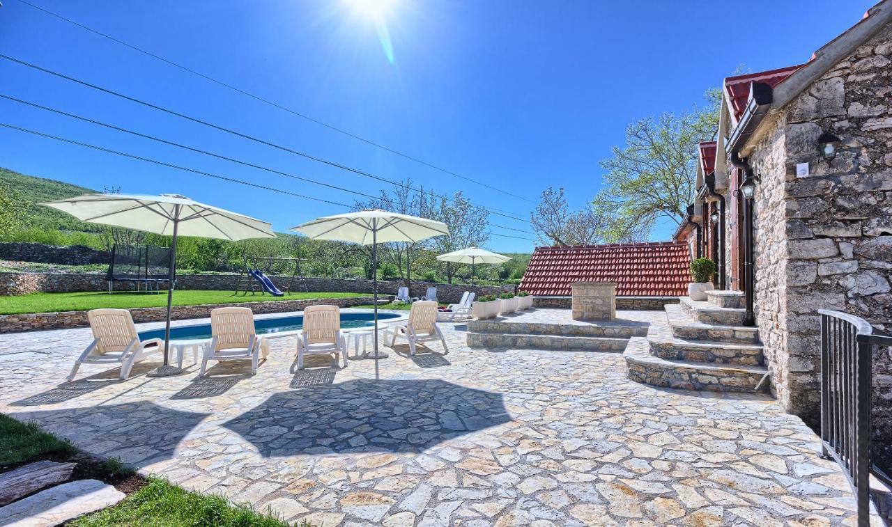 Dalmatia Stone House - Heated Pool Guest House Biorine Bagian luar foto