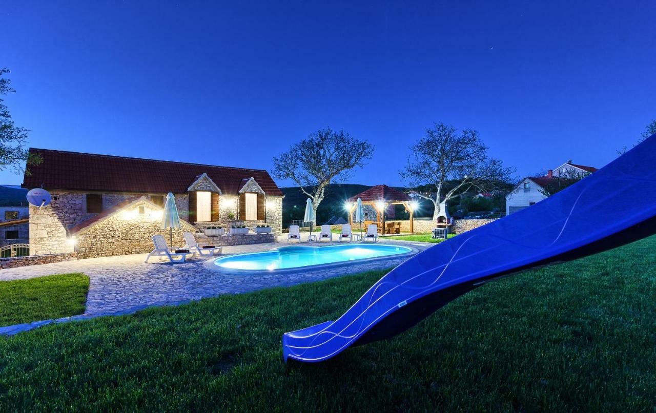 Dalmatia Stone House - Heated Pool Guest House Biorine Bagian luar foto